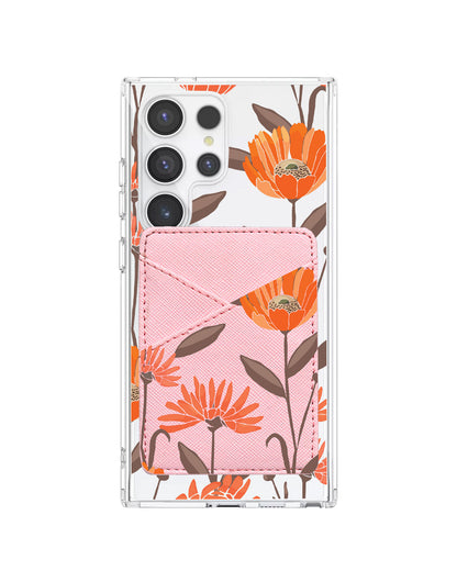 Android Phone Wallet Case - November Marigold