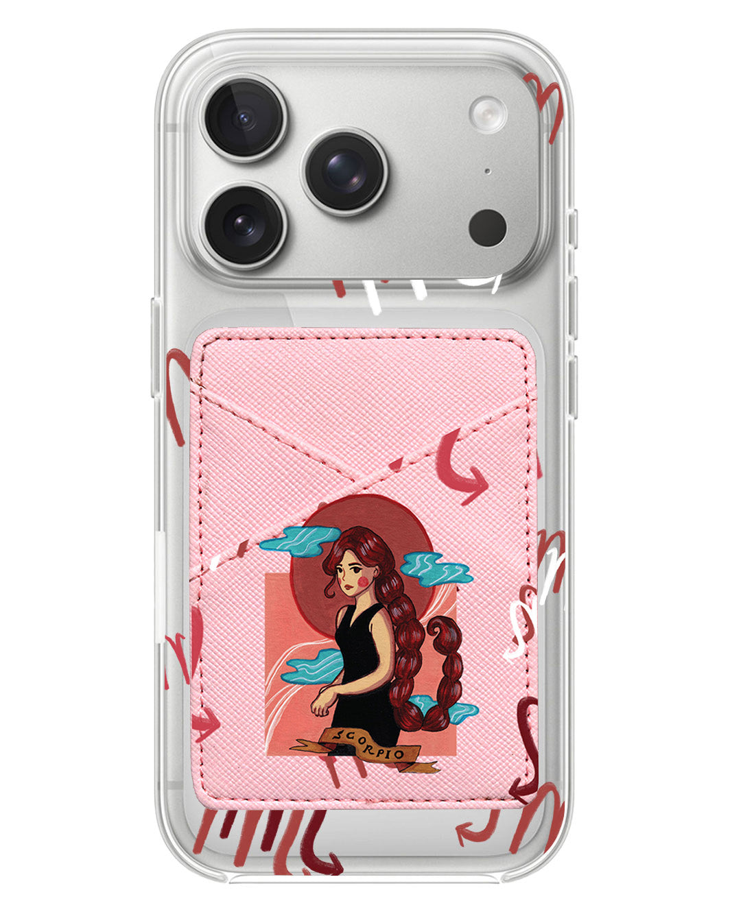 iPhone Phone Wallet Case - Scorpio