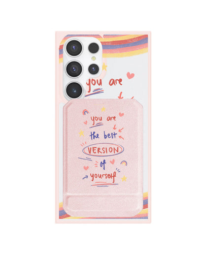 Android Magnetic Multifold Wallet - Love Yourself