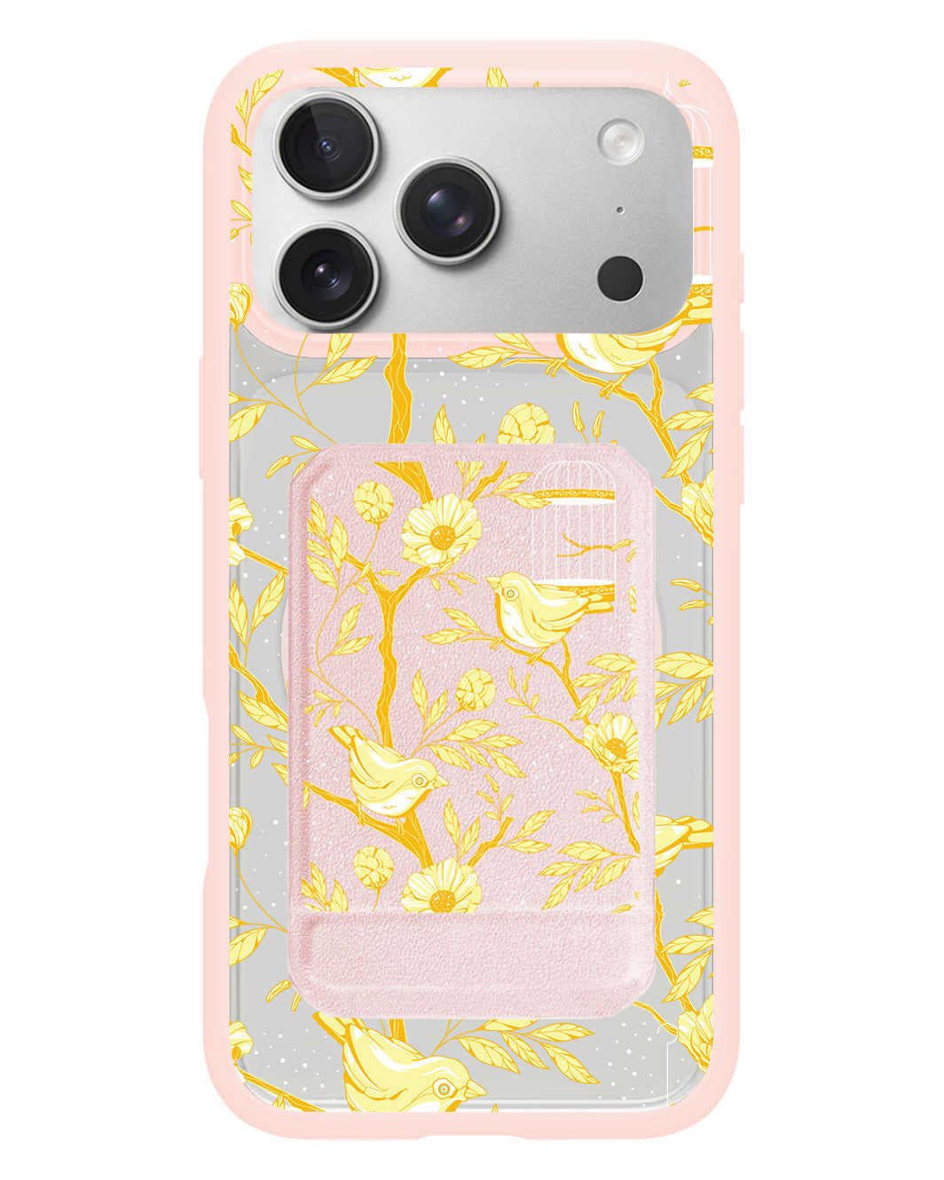 iPhone Magnetic Multifold Wallet - Lovebird Monochrome 2.0