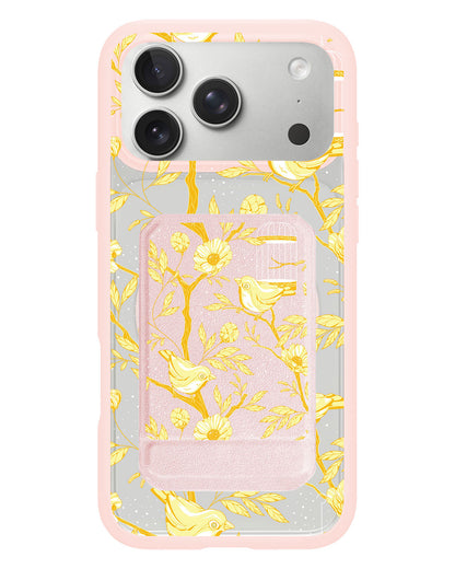 iPhone Magnetic Multifold Wallet - Lovebird Monochrome 2.0