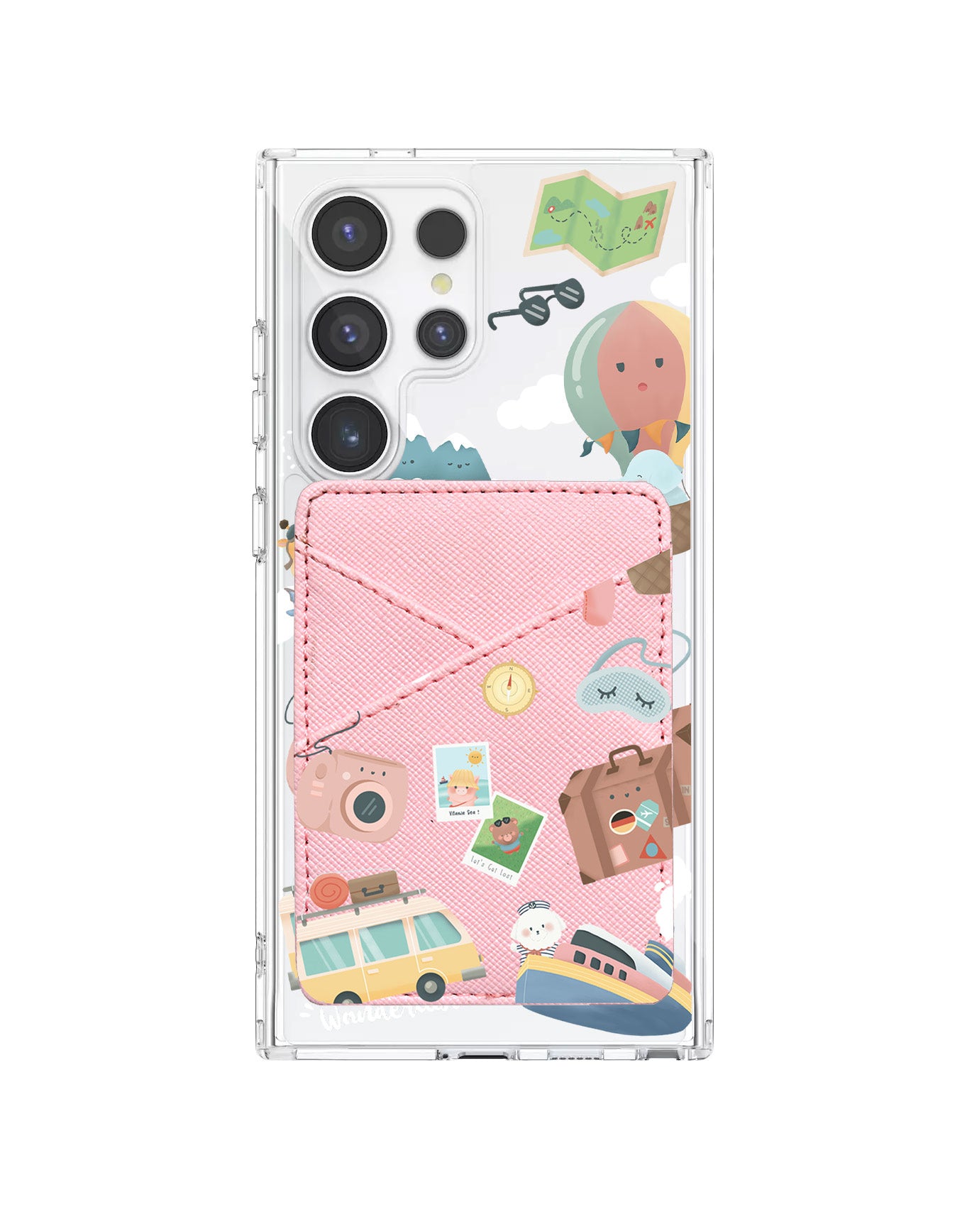 Android Phone Wallet Case - Travel