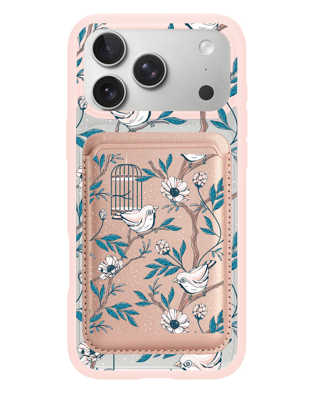 iPhone Magnetic Wallet Case - Lovebird 3.0