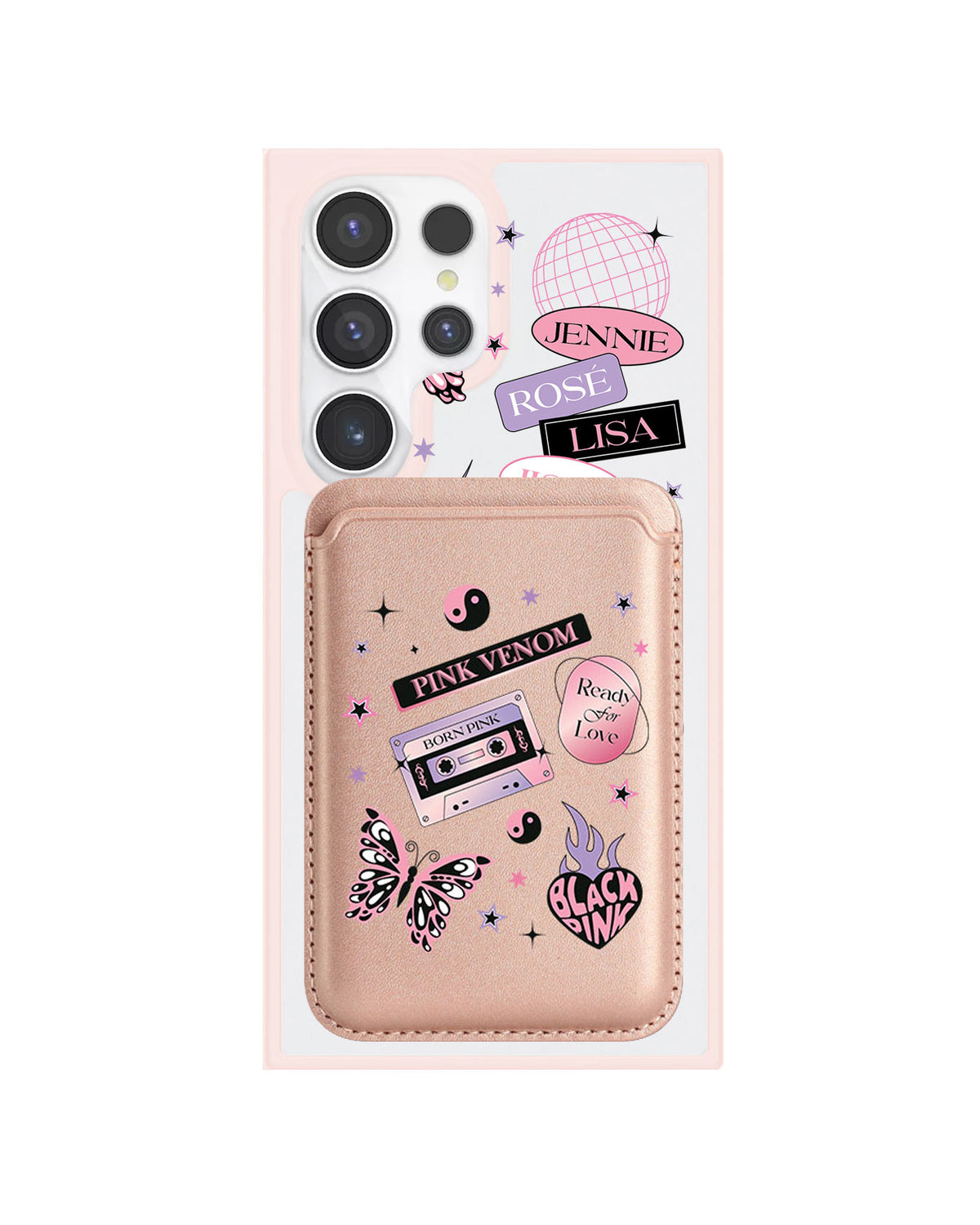Android Magnetic Wallet Case - Born Pink