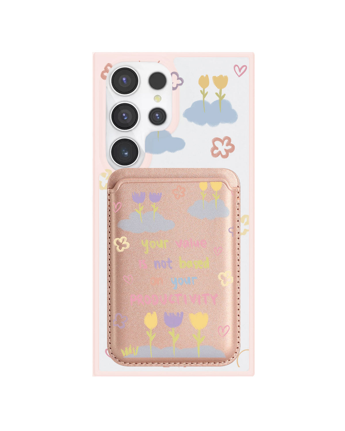 Android Magnetic Wallet Case - Positive Energy