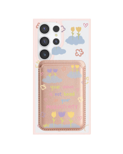 Android Magnetic Wallet Case - Positive Energy
