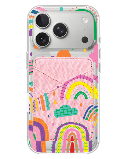 iPhone Phone Wallet Case - Rainbow