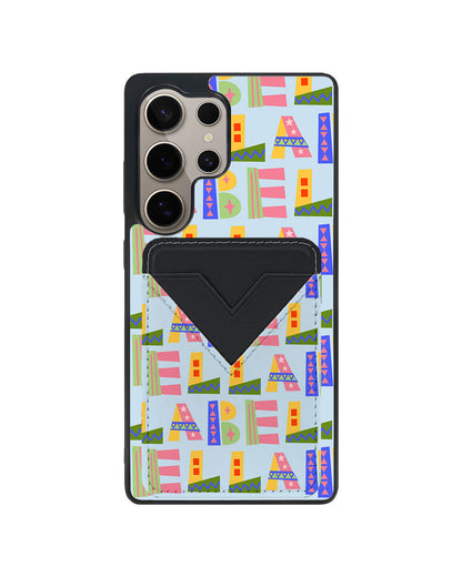 Android Avant Wallet Case - Playful Monogram 5.0