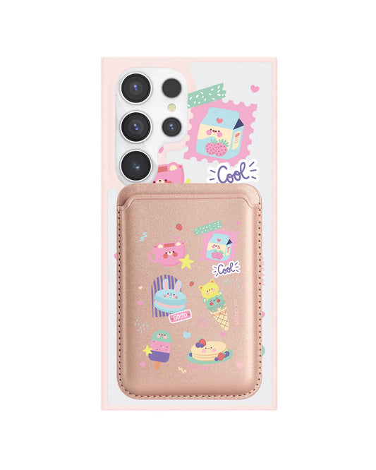 Android Magnetic Wallet Case - Sweet Cafe