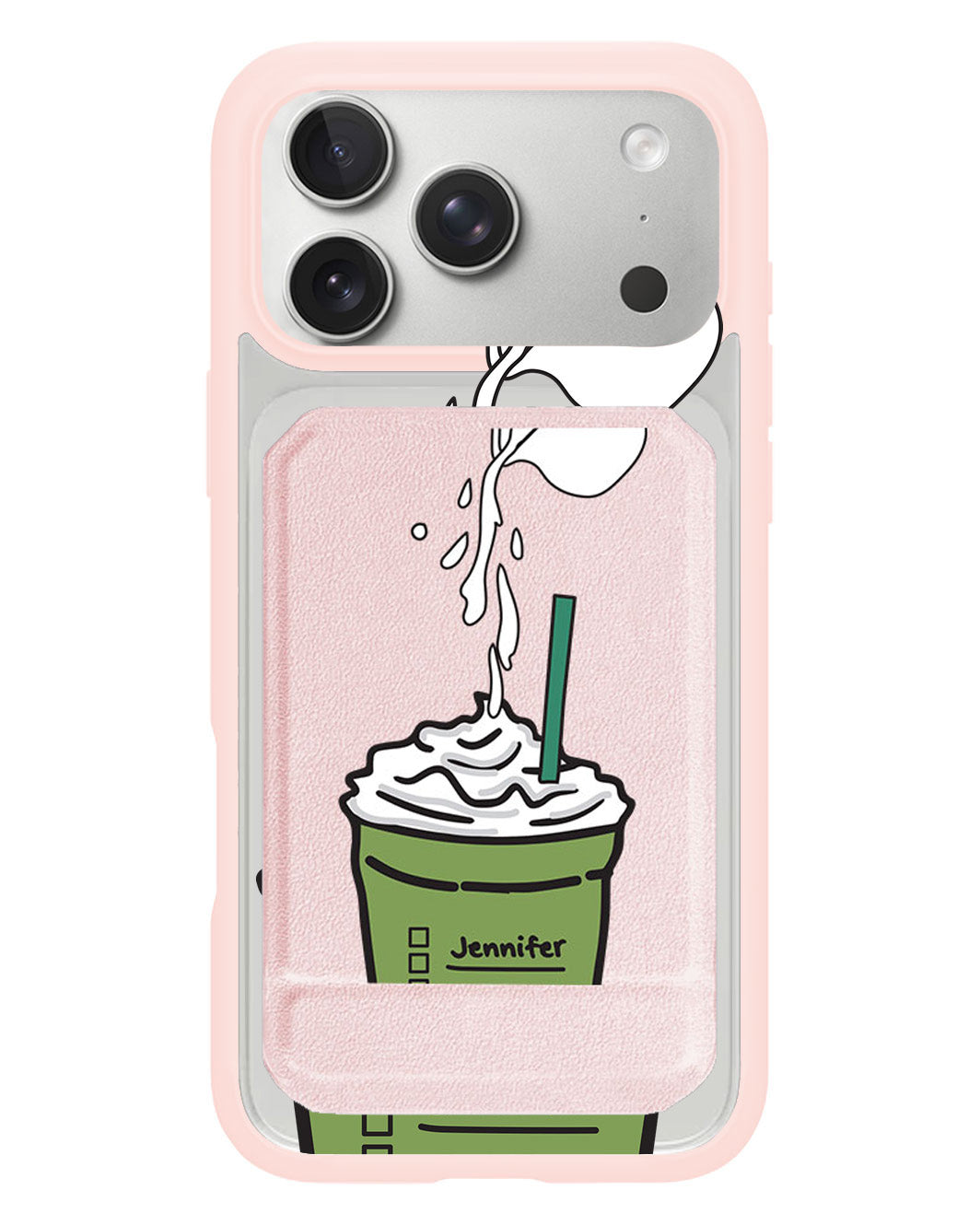 iPhone Magnetic Multifold Wallet - Frappe Matcha