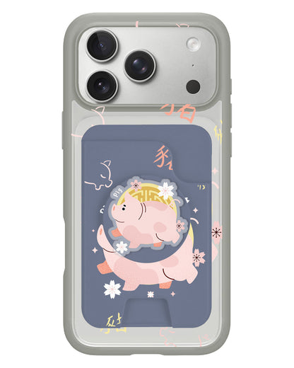 iPhone Magpop Wallet - Shio Pig