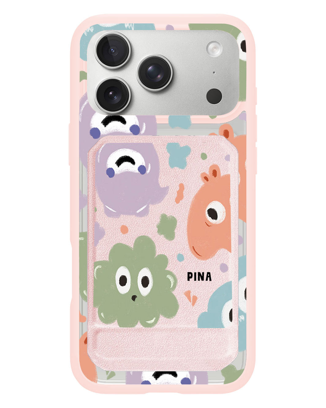iPhone Magnetic Multifold Wallet - Cute Monster 2.0