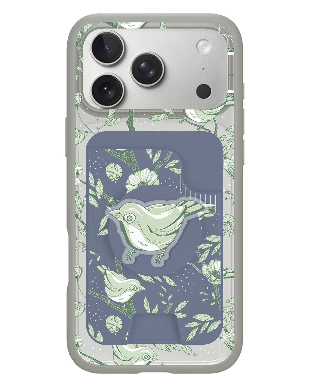iPhone Magpop Wallet - Lovebird Monochrome 4.0