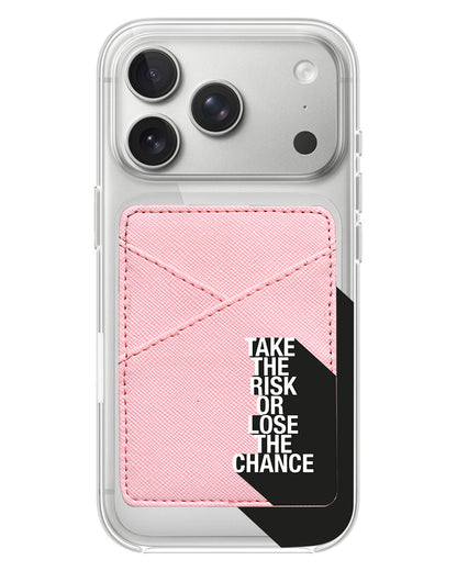 iPhone Phone Wallet Case - Take The Risk