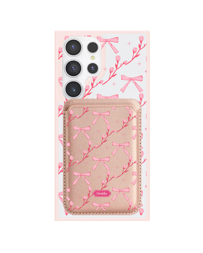 Android Magnetic Wallet Case - Coquette Floral