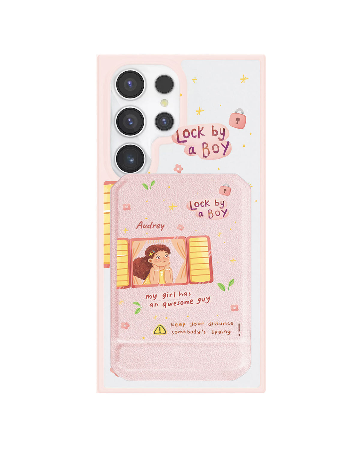 Android Magnetic Multifold Wallet - Crush Girl