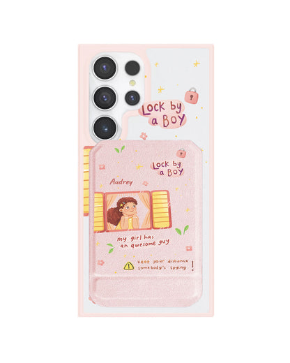 Android Magnetic Multifold Wallet - Crush Girl