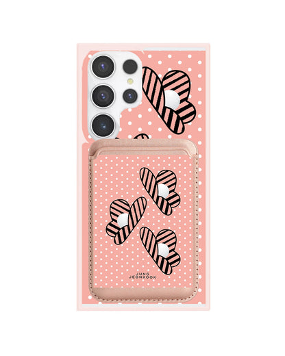 Android Magnetic Wallet Case - Pink Honey