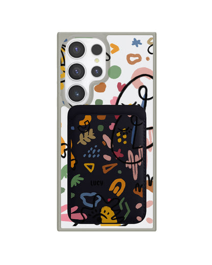 Android Magnetic Wallet Case - Abstract 5.0
