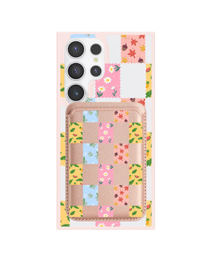 Android Magnetic Wallet Case - Four Seasons Stamps
