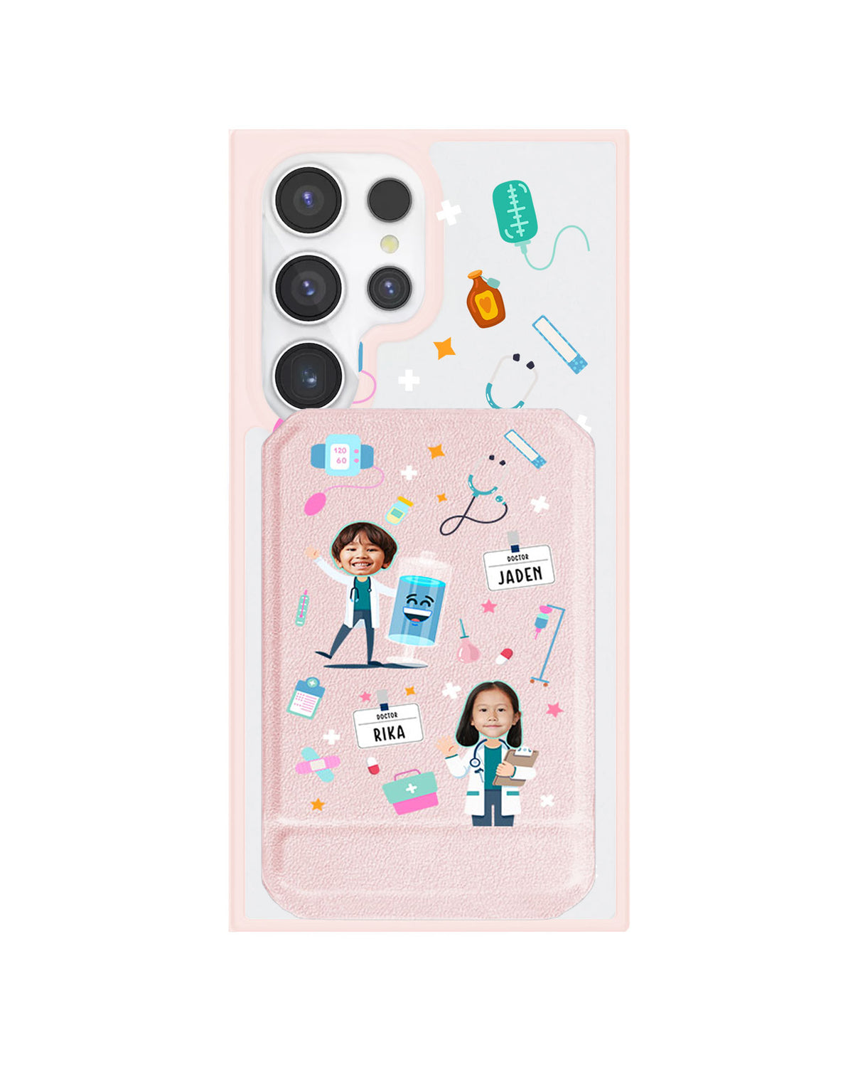 Android Magnetic Multifold Wallet - Face Grid Dream Doctor