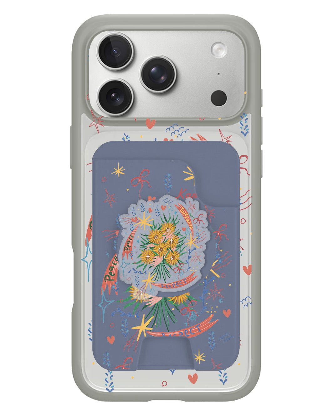 iPhone Magpop Wallet - Peace