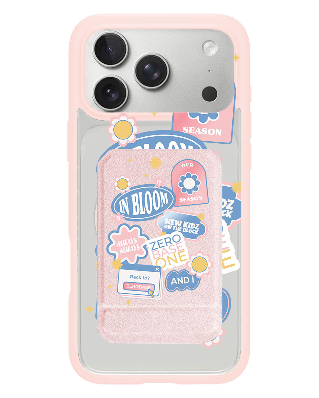 iPhone Magnetic Multifold Wallet - Zerobaseone Song Sticker Pack