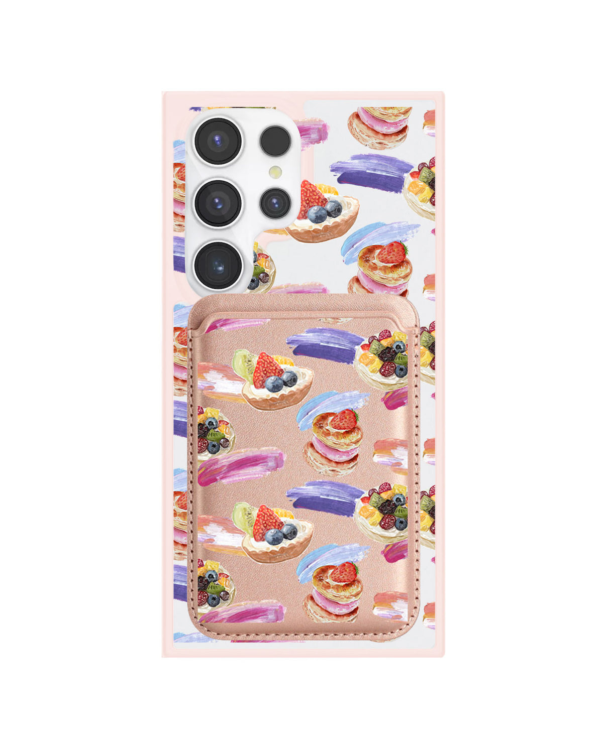 Android Magnetic Wallet Case - Fruit Pie