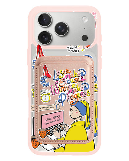 iPhone Magnetic Wallet Case - Ambitch