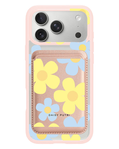 iPhone Magnetic Wallet Case - Daisy Skies