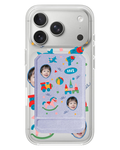 iPhone Magnetic Multifold Wallet - Face Grid Boys Toys
