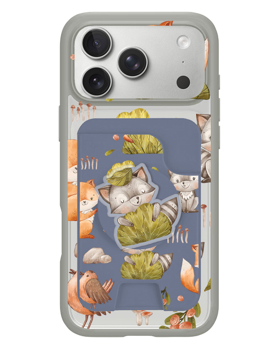 iPhone Magpop Wallet - Racoon And Friends