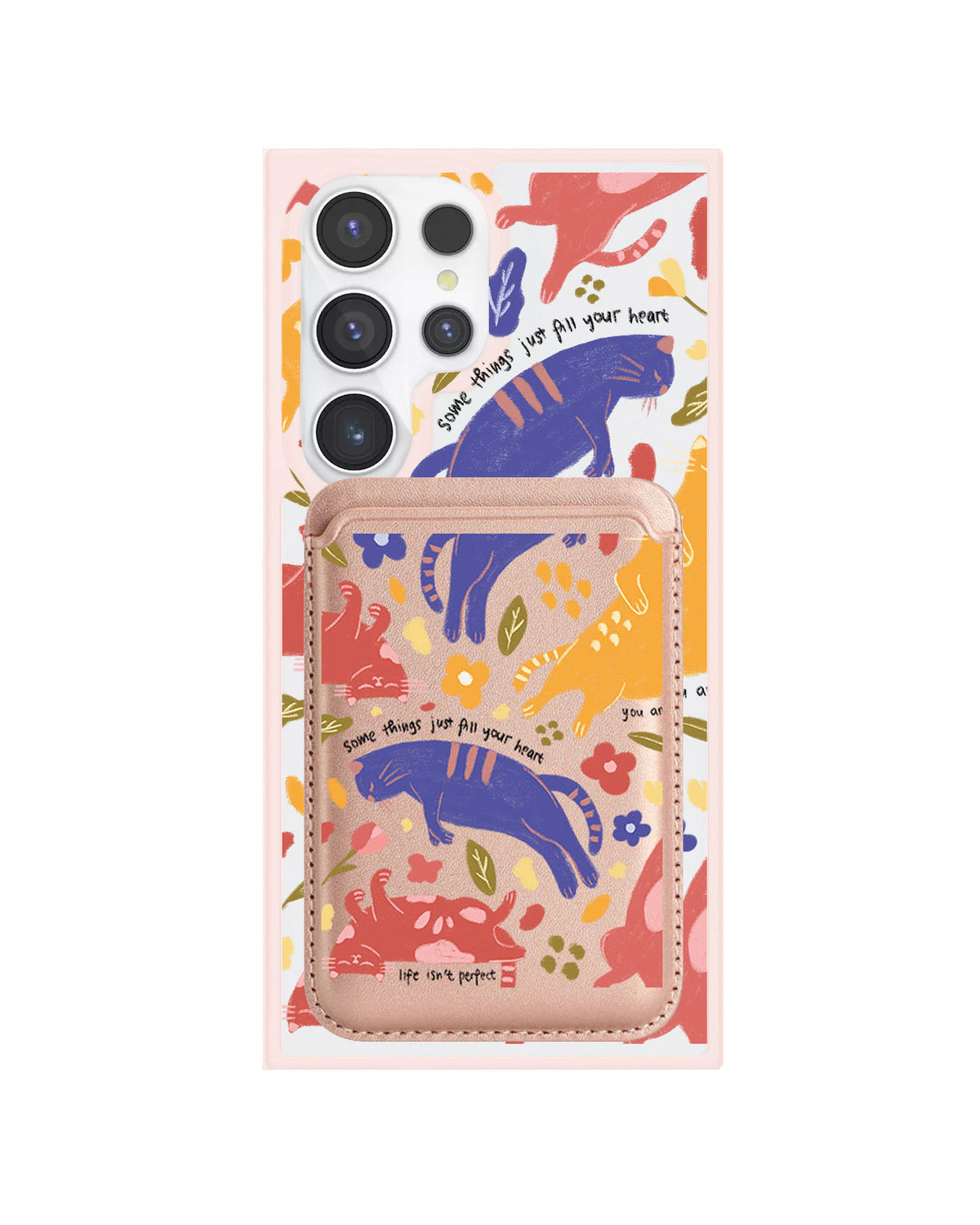 Android Magnetic Wallet Case - Pet Lovers