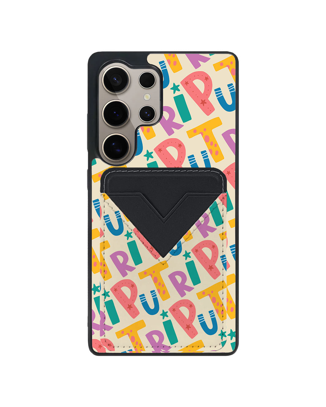 Android Avant Wallet Case - Playful Monogram 4.0