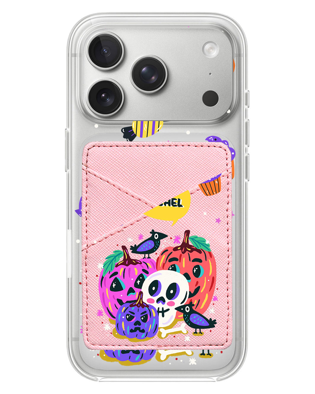 iPhone Phone Wallet Case - Pumpkins Monster
