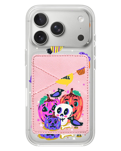 iPhone Phone Wallet Case - Pumpkins Monster