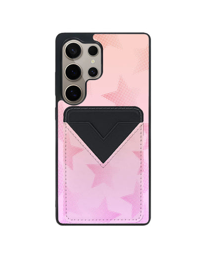 Android Avant Wallet Case - Pink Star