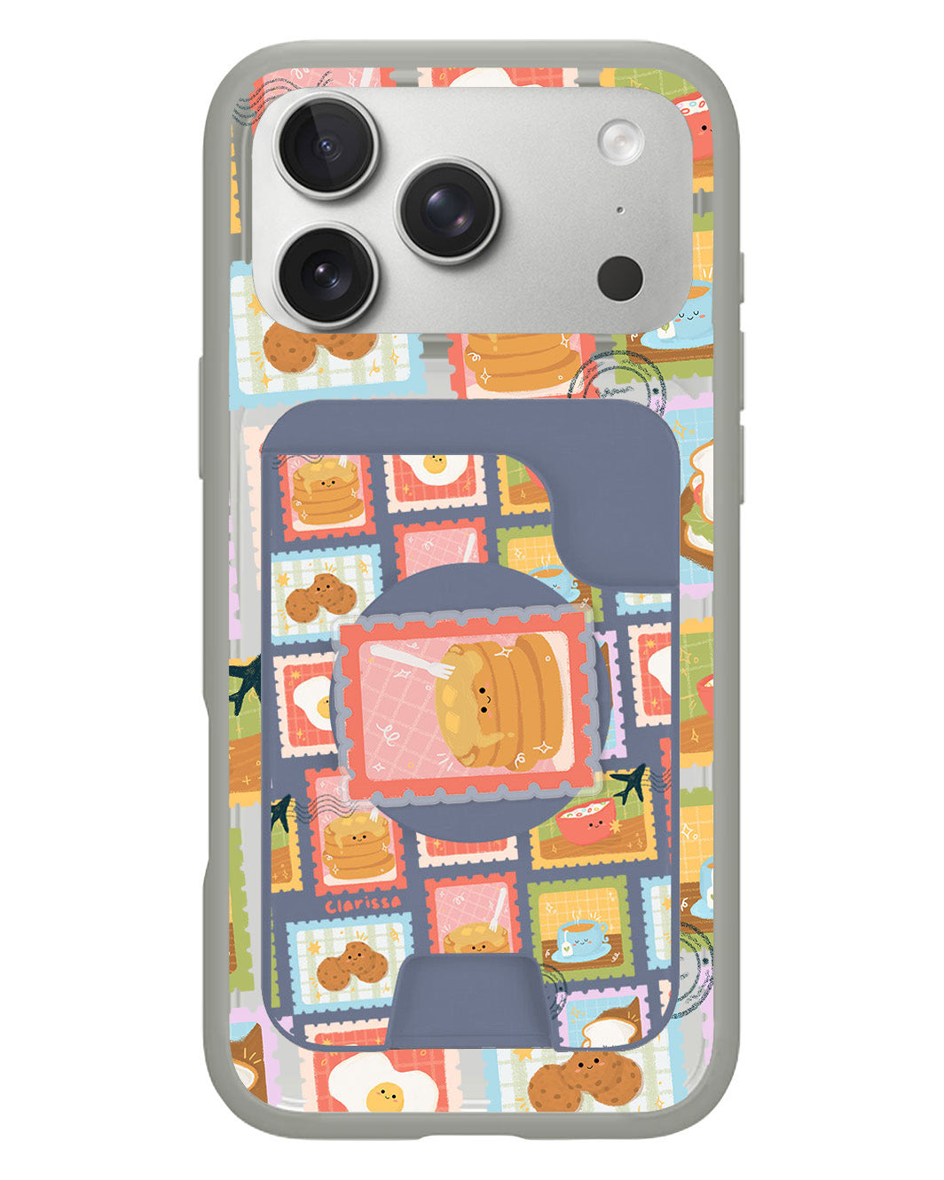 iPhone Magpop Wallet - Breakfast Menu Stamps