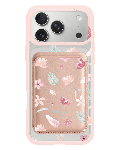 iPhone Magnetic Wallet Case - Wild Flower