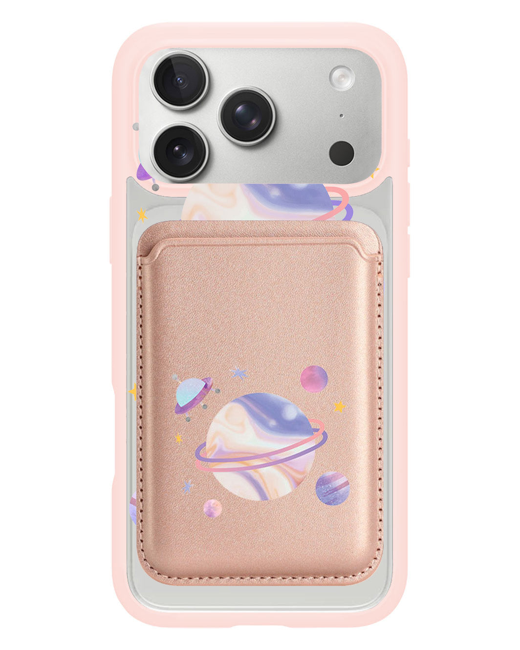 iPhone Magnetic Wallet Case - My Universe
