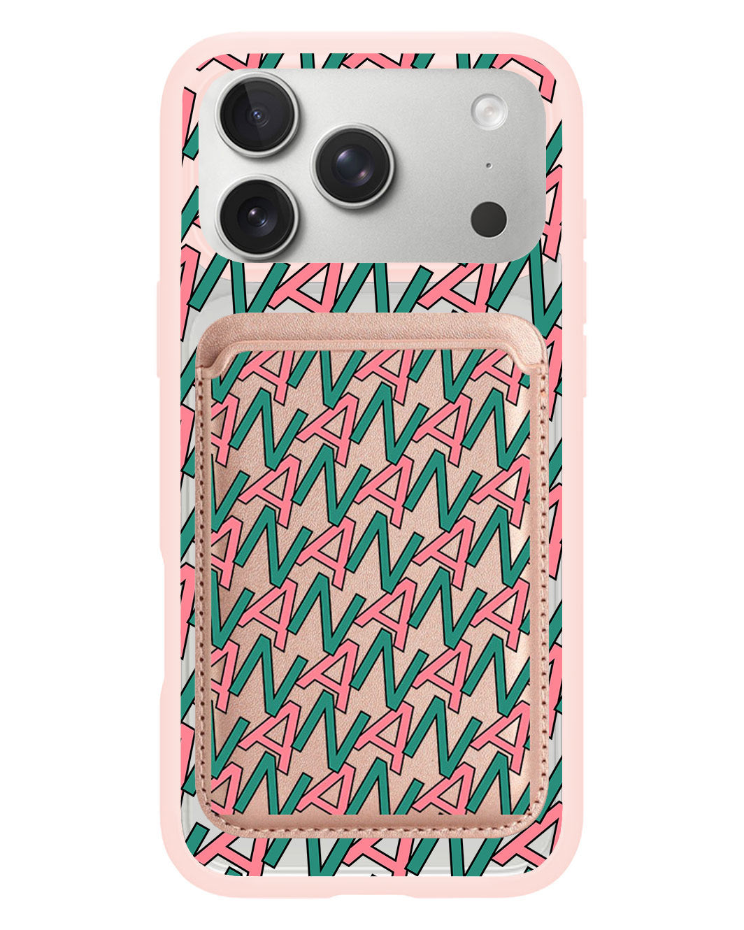 iPhone Magnetic Wallet Case - Initial Monogram 7.0