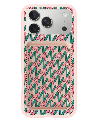 iPhone Magnetic Wallet Case - Initial Monogram 7.0