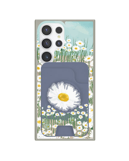 Android Magpop Wallet - Oil Painting Daisy