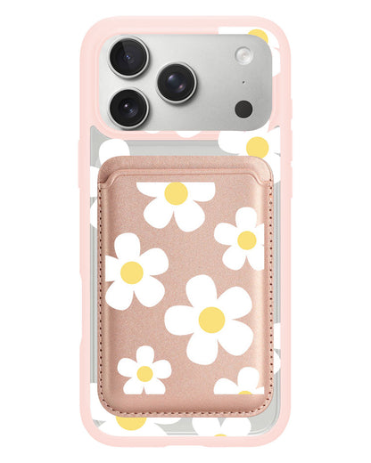 iPhone Magnetic Wallet Case - Daisy 2.0