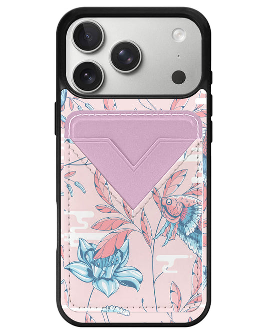 iPhone Avant Wallet Case - Fish & Floral 3.0