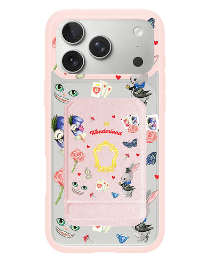 iPhone Magnetic Multifold Wallet - Wonderland 2
