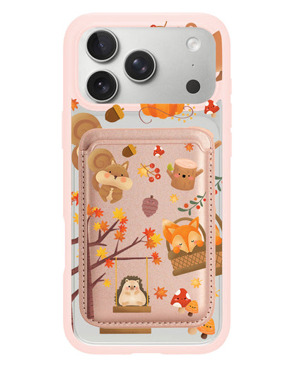 iPhone Magnetic Wallet Case - Autumn