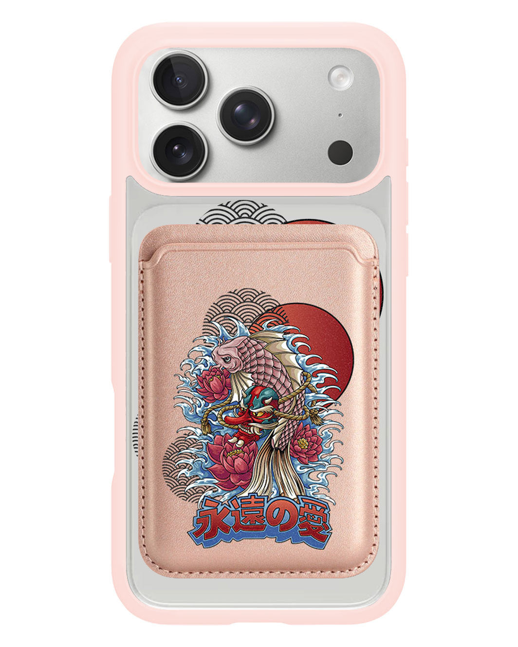 iPhone Magnetic Wallet Case - Oni Koi