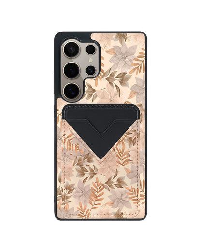 Android Avant Wallet Case - Rustic Lily