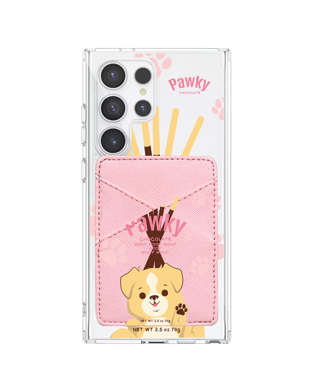 Android Phone Wallet Case - Pawky Dog
